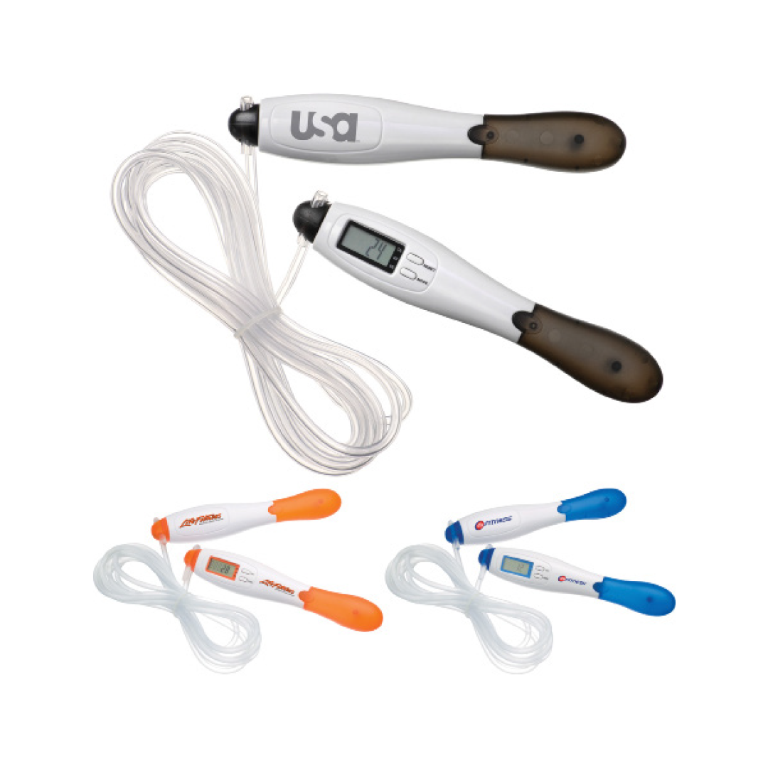a jump rope with a digital display