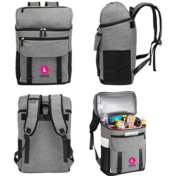Logan RPET 18-Can Backpack Cooler